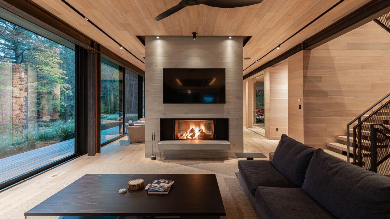 Modern Interior Design - Muskoka Cottage